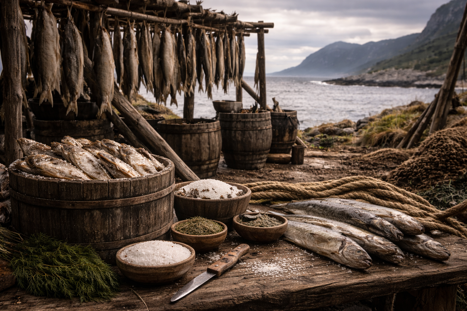 Vikinglerin Hayatta Kalma Sanatı; Kuzeyin Sert Coğrafyasında Balık Saklama Teknikleri