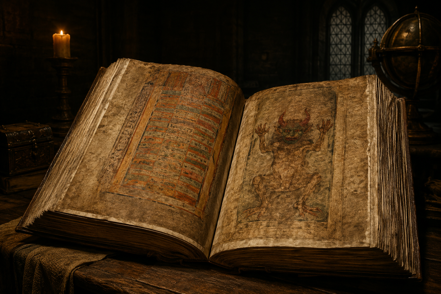 Codex Gigas; Şeytan İncili