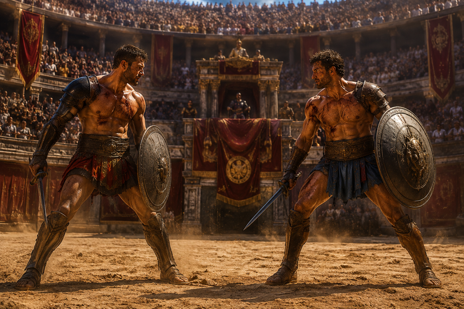 Priscus ve Verus; Tarihin İki Kazanan Gladyatörü