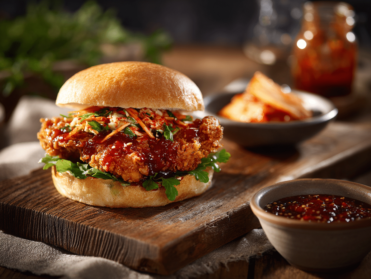 Kore Gochujang Tavuk Burger