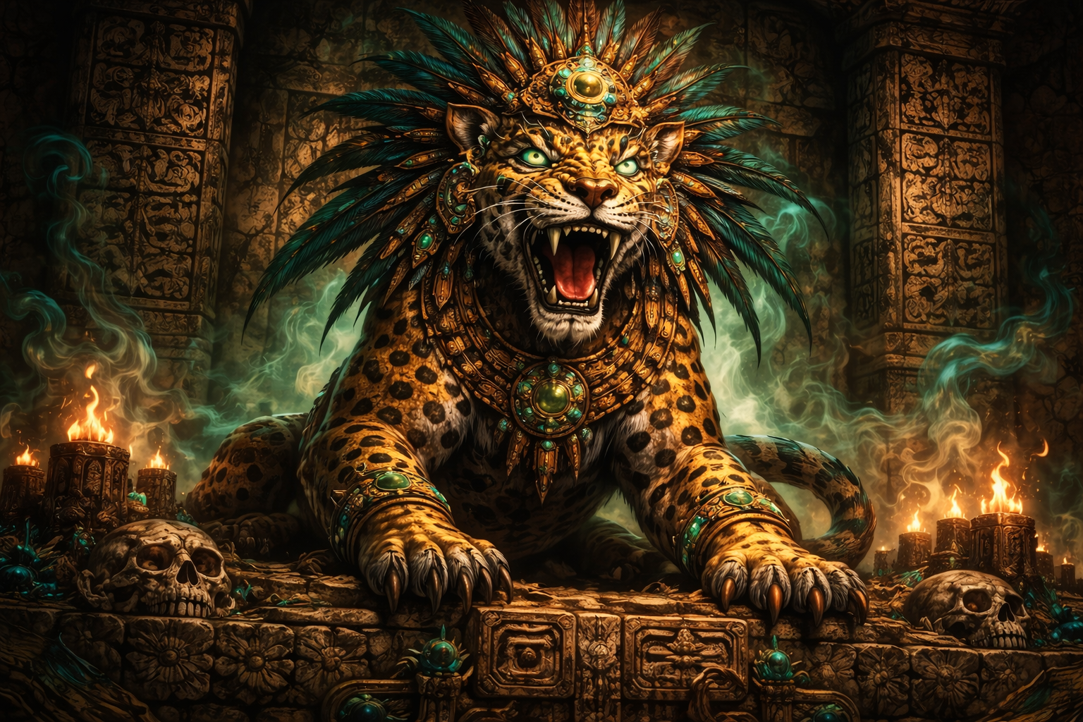 Antik Maya’nın Geceyi Taşıyan Jaguarı