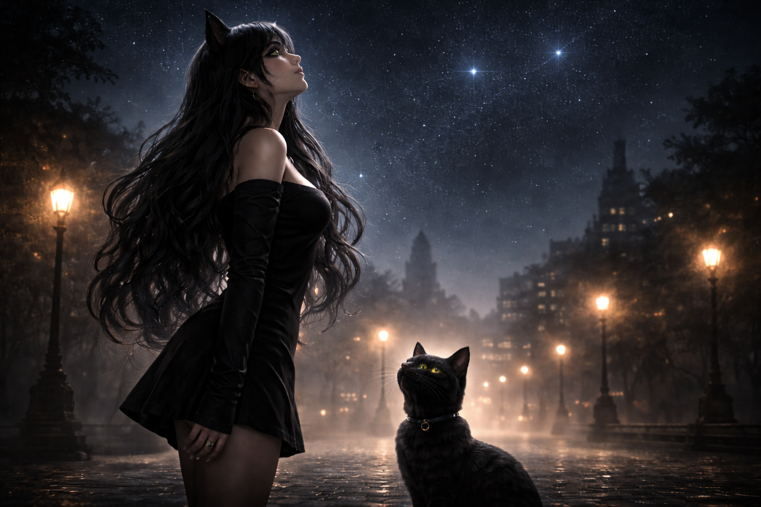 Kara Kedi; Aynanın İçindeki Şehir