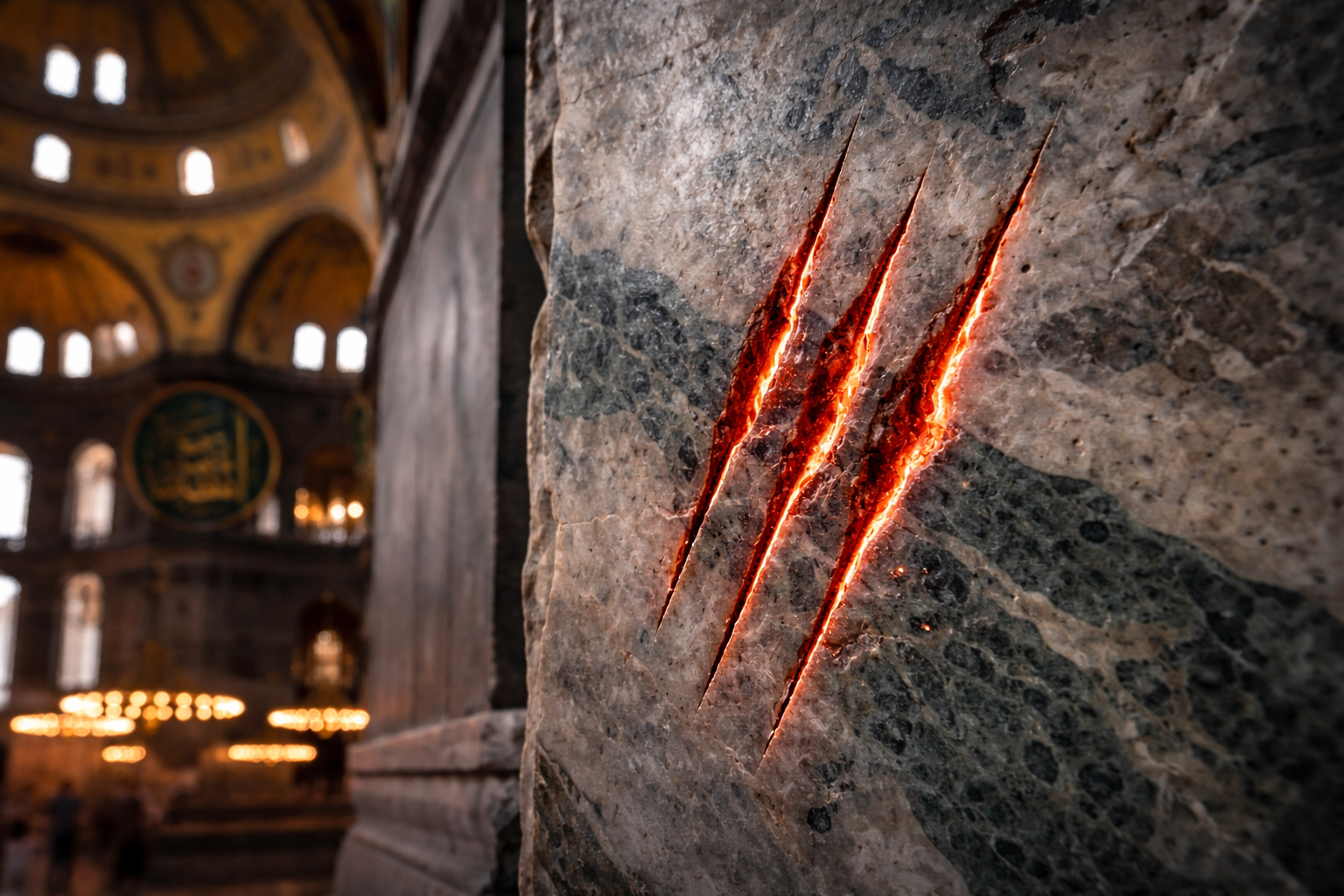 Ayasofya’daki Kızıl Pençe Sırrı