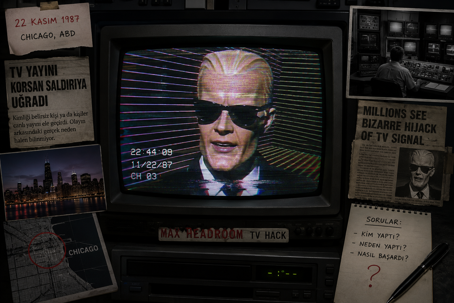 Max Headroom; TV Yayını Hack'inin Arkasındaki Bilinmeyen Kişiler