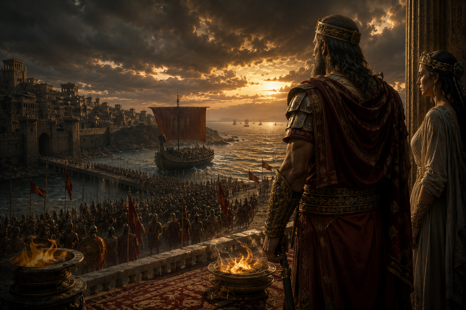 Agamemnon; Zaferden Mezara