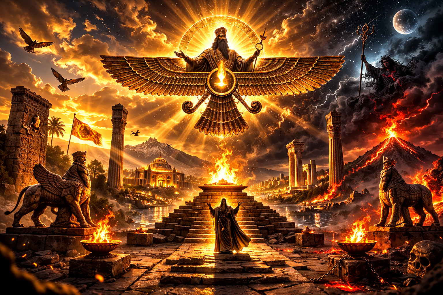 Sessiz Bir Tanrının Gölgesi; Ahura Mazda Hakkında Çoğu Kişinin Bilmediği Kadim Hakikat