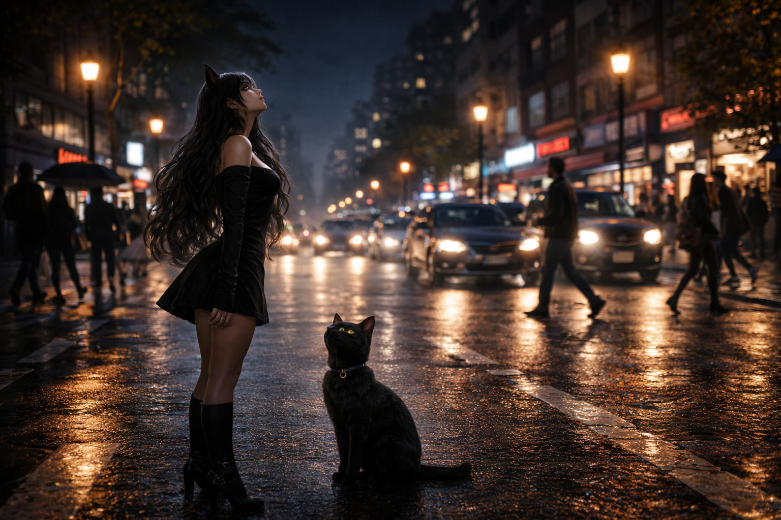 Kara Kedi; Kaçarsan Daha Çok Yaklaşır