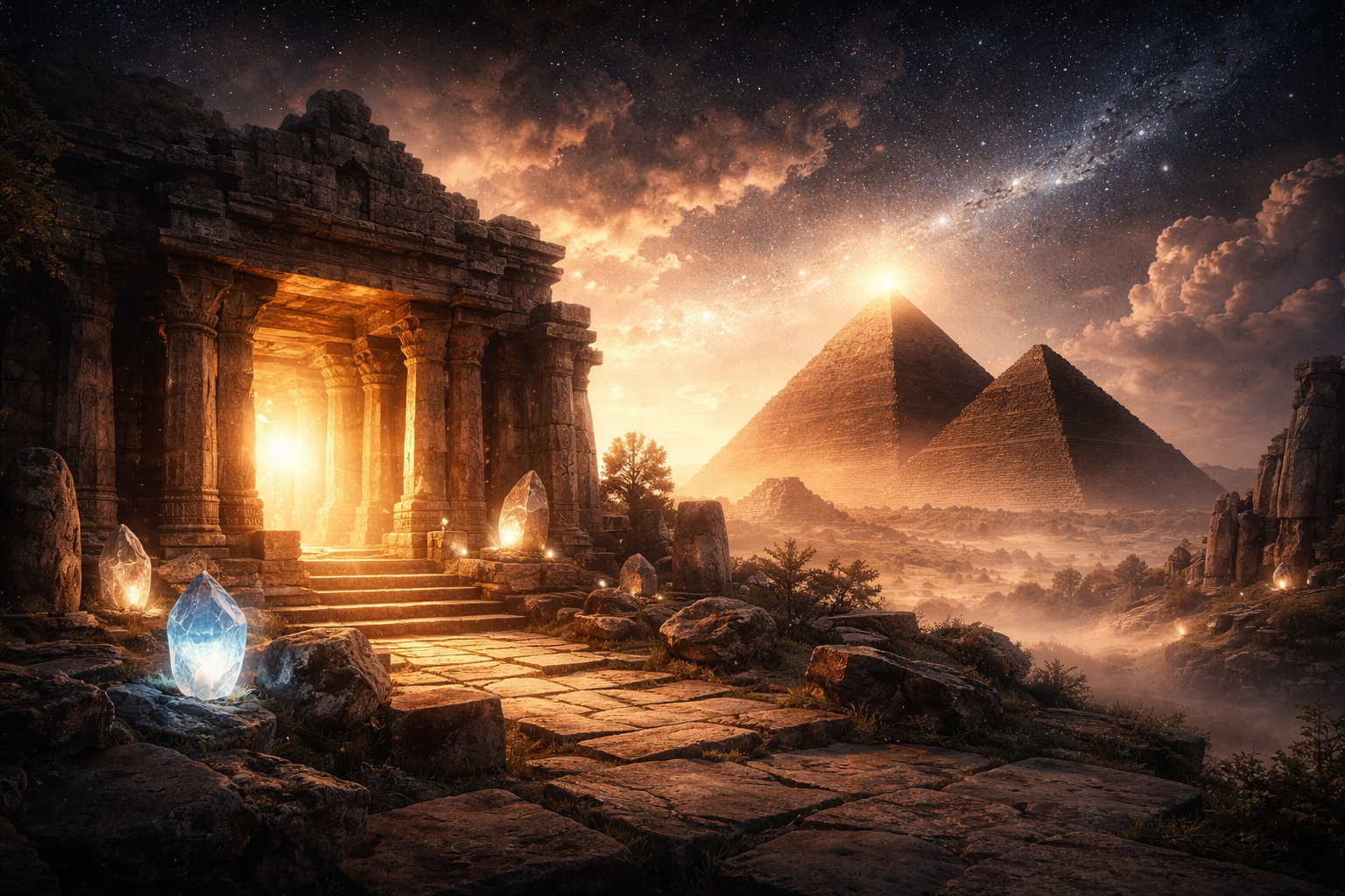 Piramitlerden Tapınaklara; Taşların Gizli Rolü