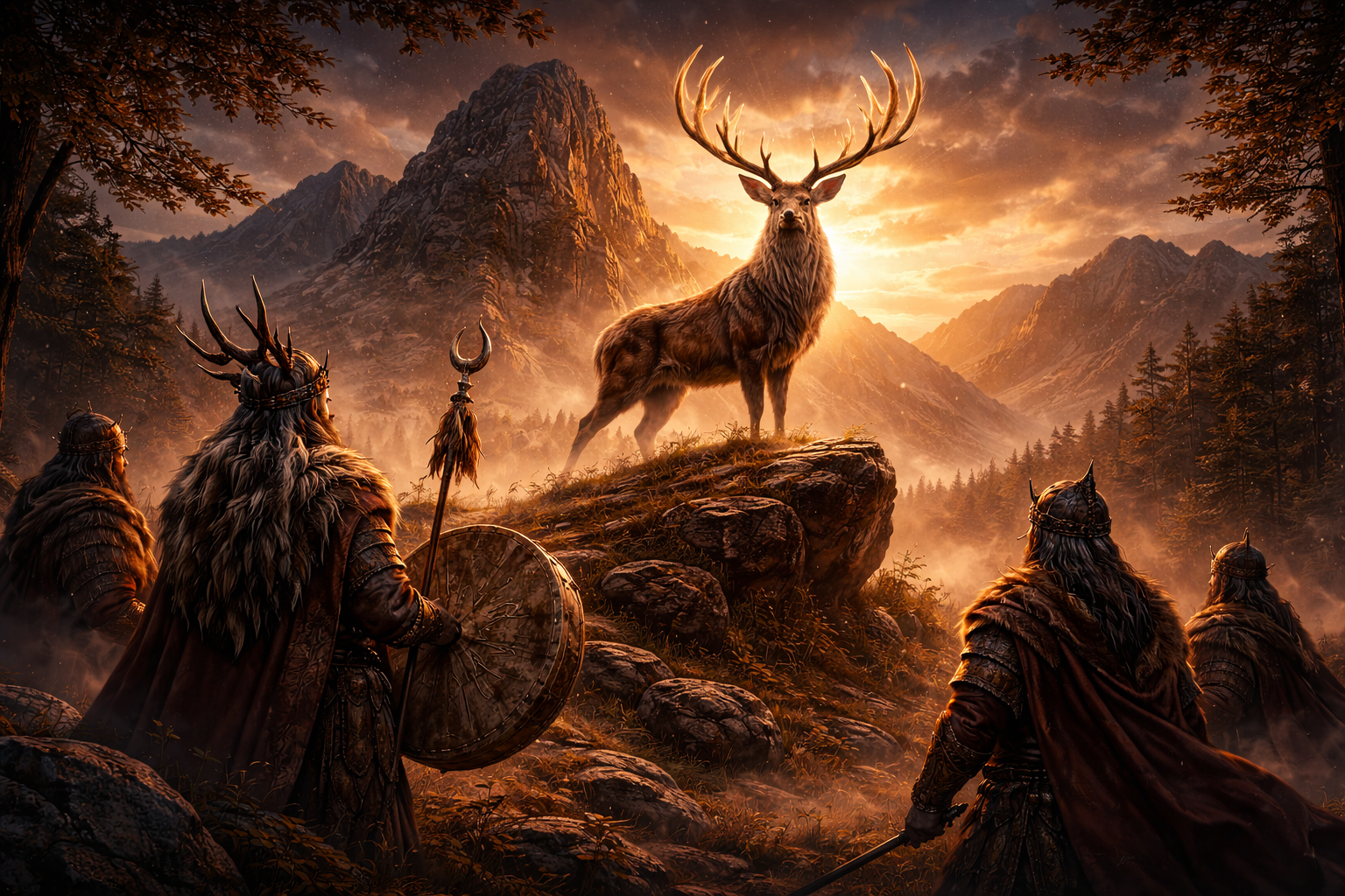 Bozkırın Işığında Geyik ve Türk Ruhu