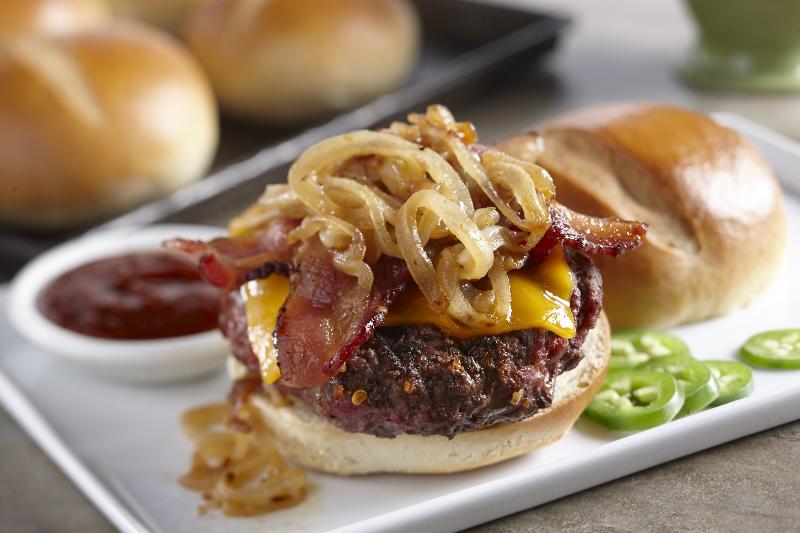 American BBQ Onion Burger