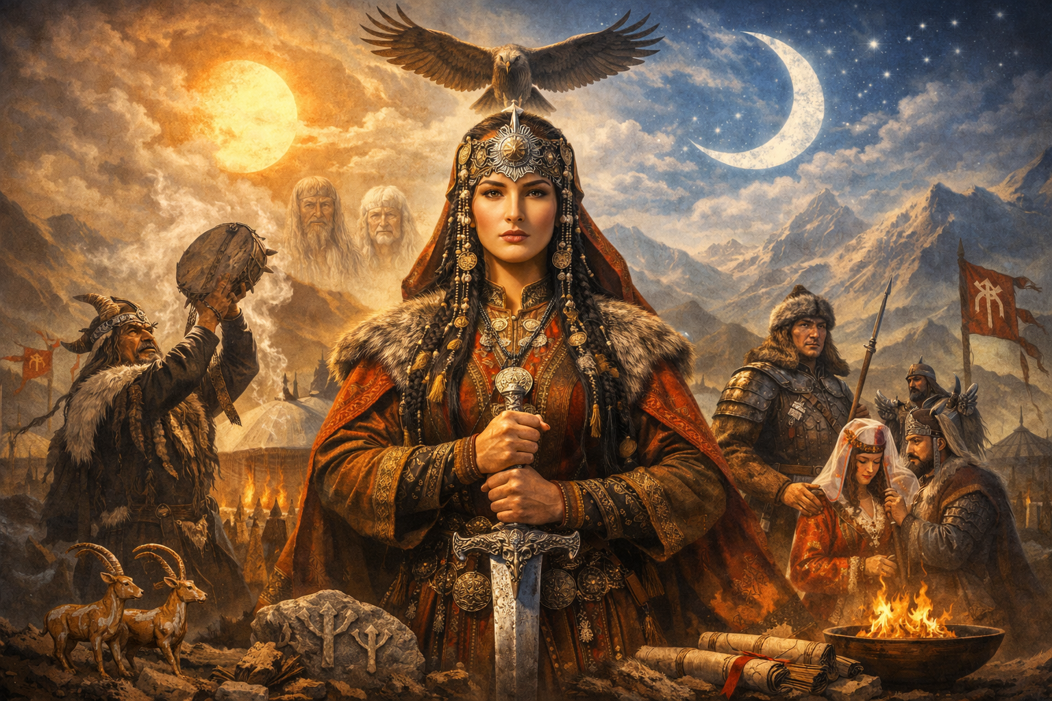 Gök, Yer ve Töre Arasında; Kadim Türklerde Evliliğin Kutsal Dengesi