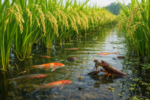 Pirinç Tarlalarında Sürdürülebilir Ekosistem