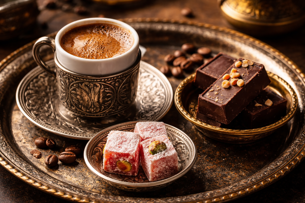 Türk Kahvesinin Eşlikçileri; Lokum mu Çikolata mı?