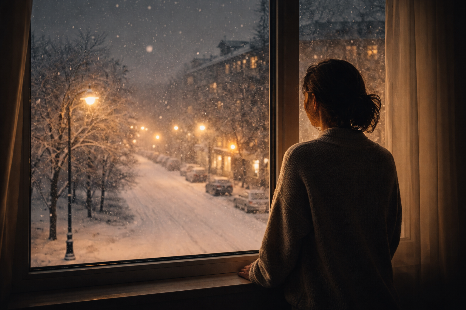 Kar Yağarken İçimizdeki Çocuk Camdan Dışarı Bakar