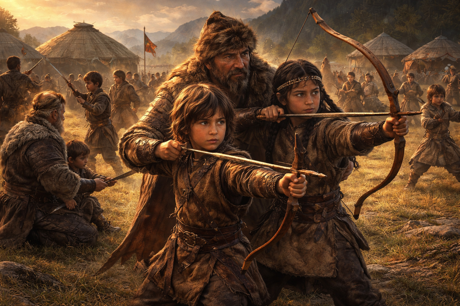 Savaşçı Doğulmaz, Yetiştirilir; Türklerde Çocukluk ve Güç Terbiyesi