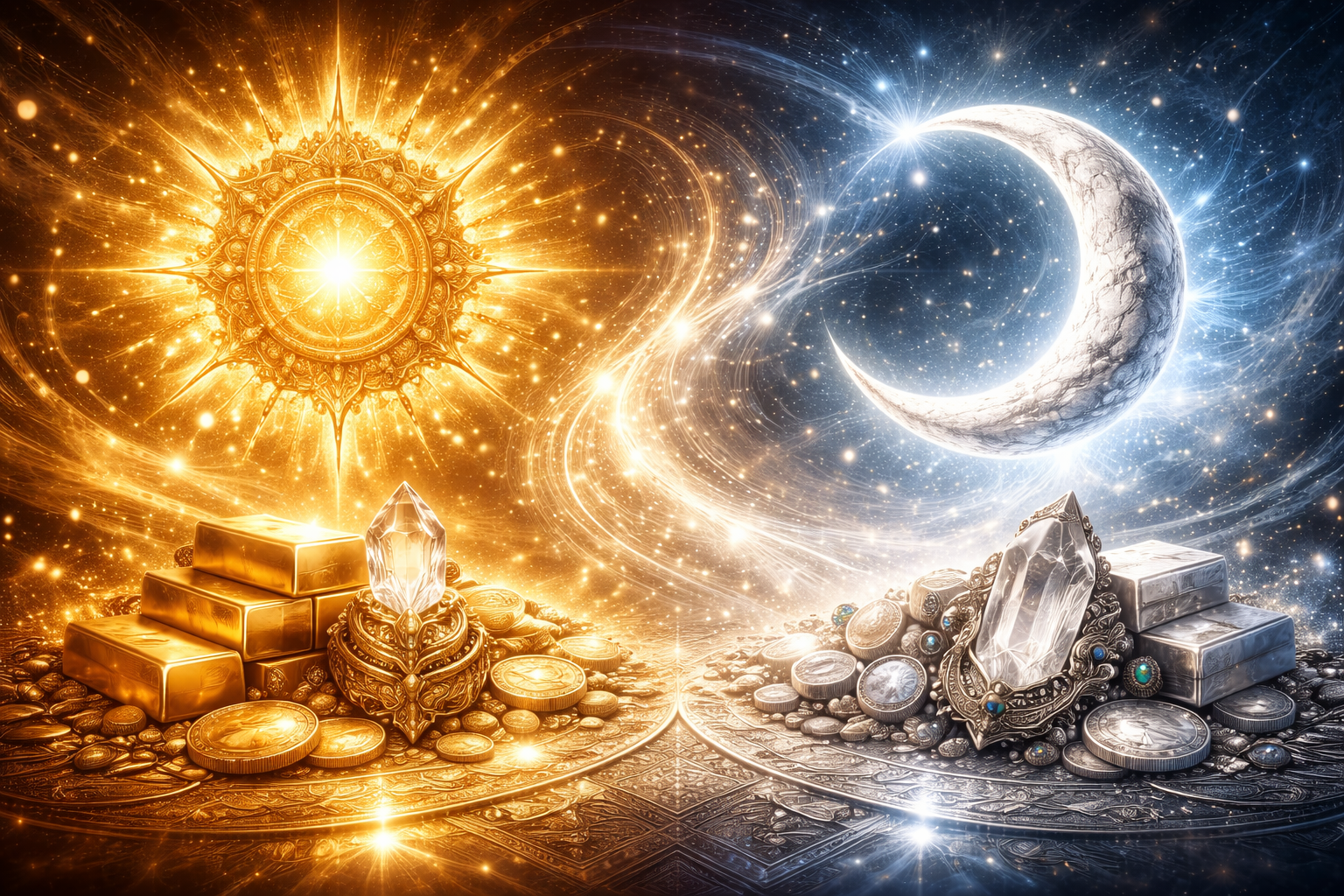 Işığın İki Yüzü; Spiritüelizmde Altın ve Gümüşün Gizli Dili