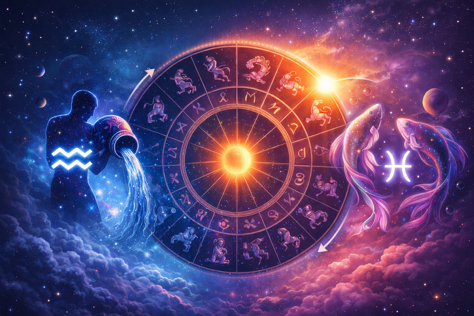 Şubat; Kova’dan Balık’a Kozmik Geçiş