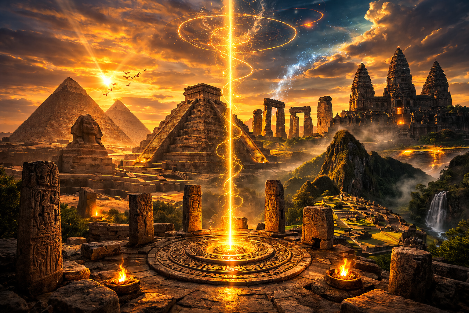 Antik Tapınaklar Enerji Noktalarına mı Kuruldu; Kadim Dünyanın Gizli Enerji Haritası