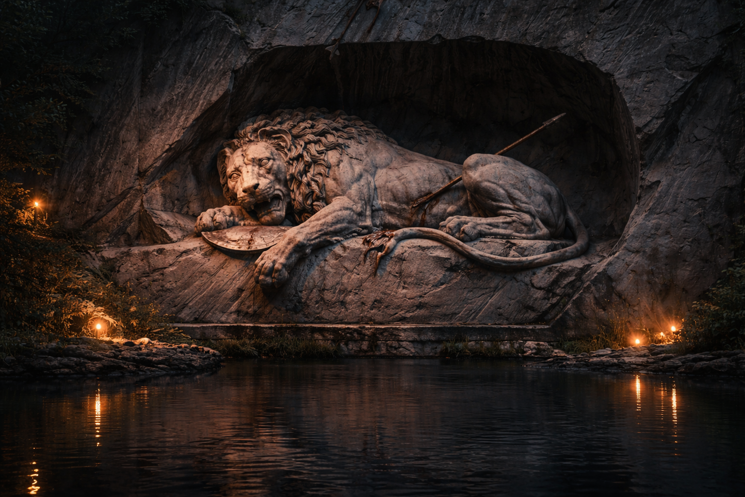 Luzern’in Yaralı Aslanı; Taşa Oyulmuş Sadakat Ve İhanet