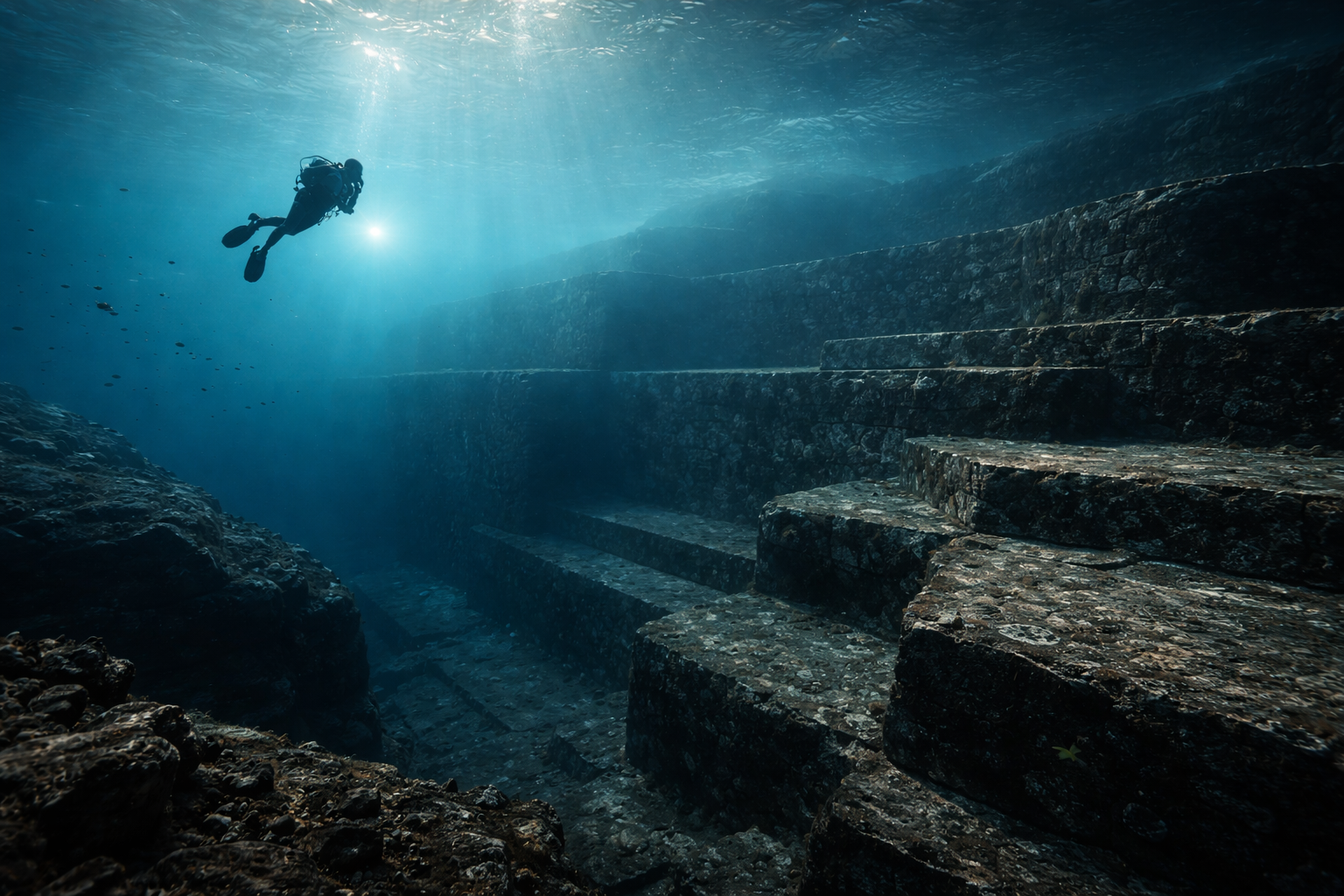 Deniz Altında Unutulan Bir Mimari mi; Doğanın Aldatıcı Oyunu mu
