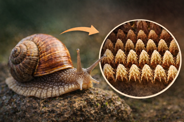 Salyangozun 20.000 Dişli Ağız Yapısı ve Evrim Süreci