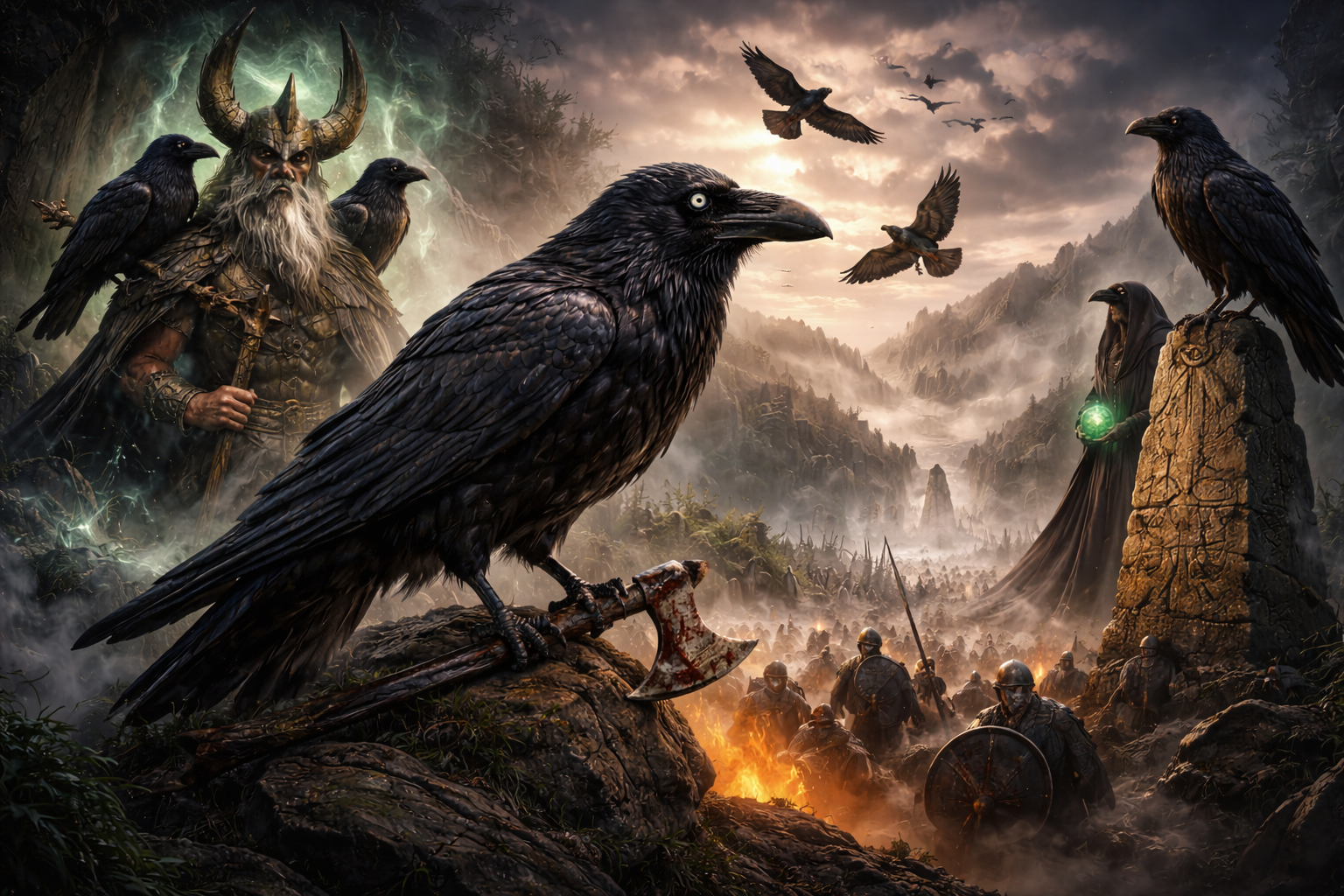 Kuzgun; Kadim Dünyanın En Gizemli Kuşu, Tanrıların Gözcüsü ve Ölüm ile Bilgeliğin Sembolü