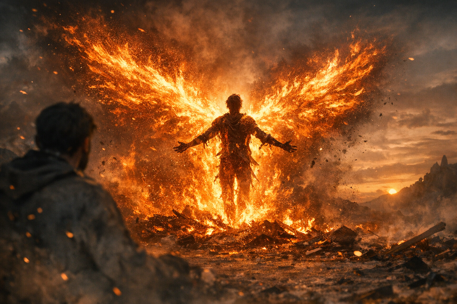 Yanmayı Göze Alan Kişi; Yeniden Doğmayı Hak Eder