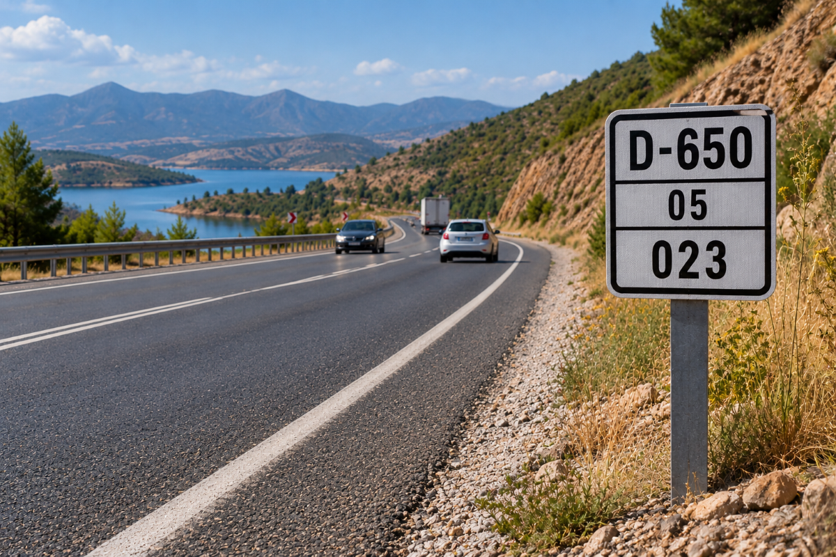 Yol Kenarındaki Siyah Beyaz Konum Levhaları Ne Anlama Geliyor?