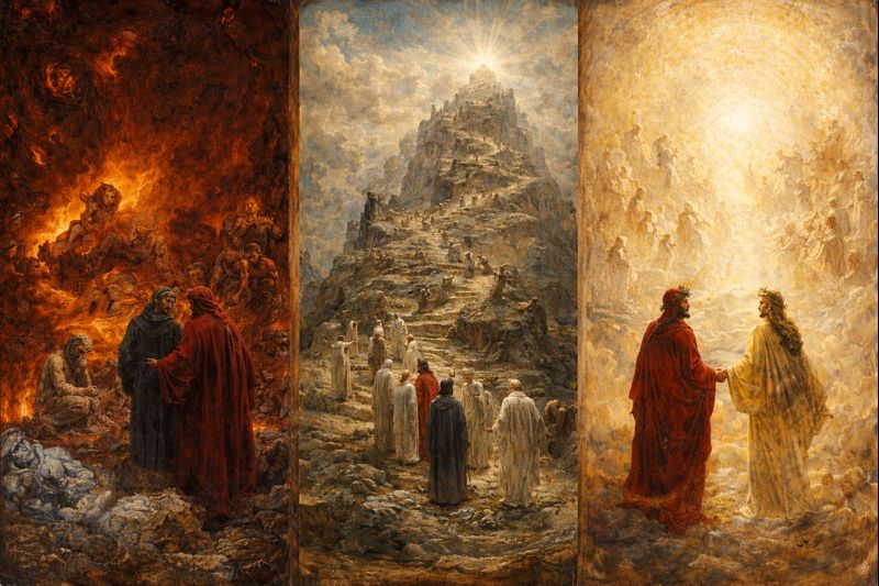 İlahi Komedya; Cennet, Cehennem ve Araf 