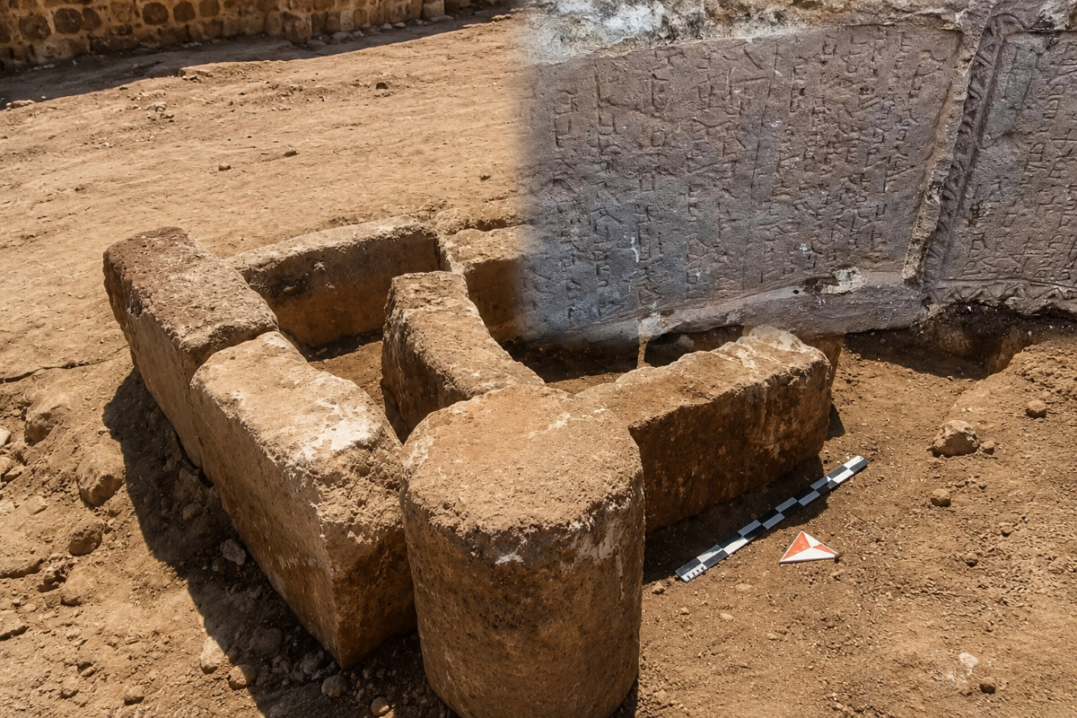 Midyat'ta Peyzaj Çalışması Sırasında Ortaya Çıkan Yazıtlar Tarihin Yeni Bir Sayfasını Açabilir