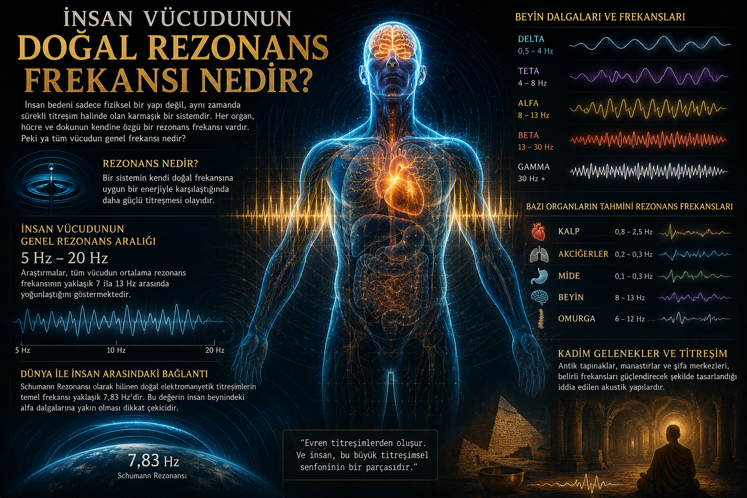 İnsan Vücudunun Doğal Rezonans Frekansı Nedir?