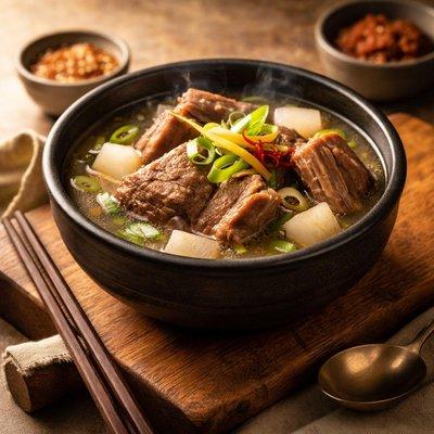 Galbitang: Berrak Dana Kaburga Çorbası