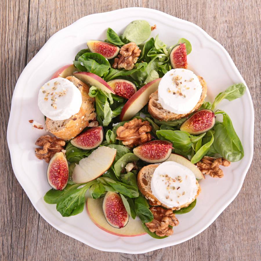 İncirli Keçi Peynirli Salata