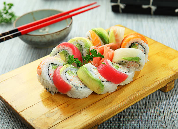 Rainbow Roll (Gökkuşağı Sushi)