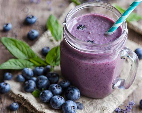 Yaban Mersini ve Lavantalı Smoothie