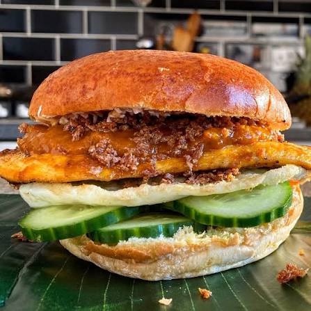Nasi Lemak Burger (Malezya)