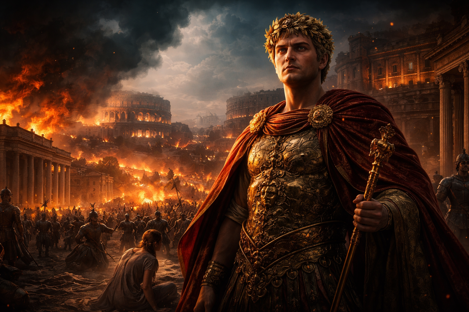 Zekanın Aynasında İktidar, Savaşın Gölgesinde Çöküş; İmparator Nero