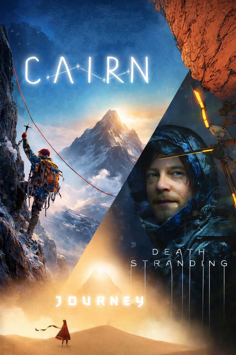 Cairn, Journey ve Death Stranding Kıyaslaması