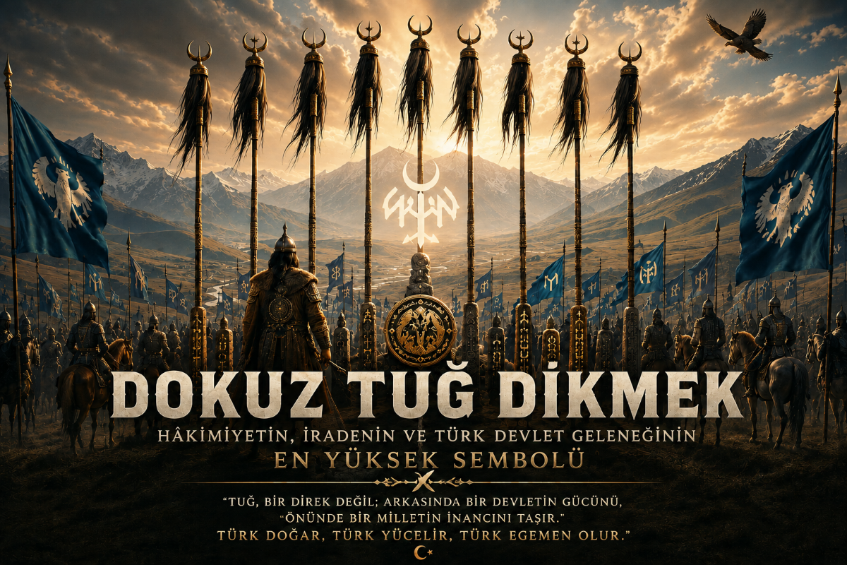 Dokuz Tuğ Dikmek; Eski Türklerde Hakimiyetin ve Hükümdarlığın Görkemli Sembolü