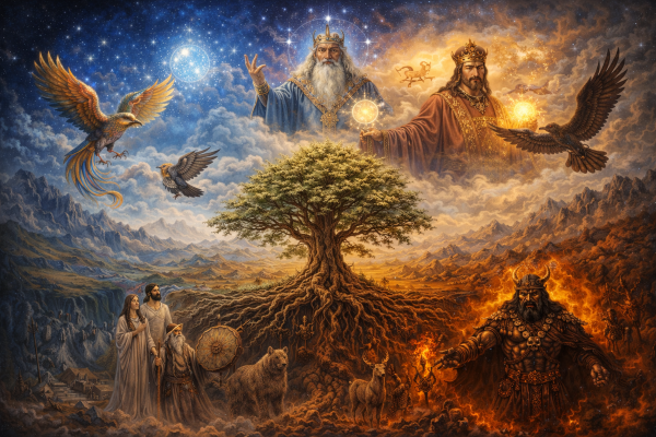 Türk Mitolojisinde Üçlü Düzen